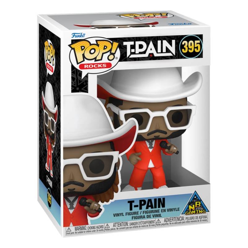 T-Pain POP! Rocks Vinyl figure T-Pain 9 cm