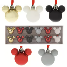 MICKEY - Set of 12 Mini Christmas Baubles