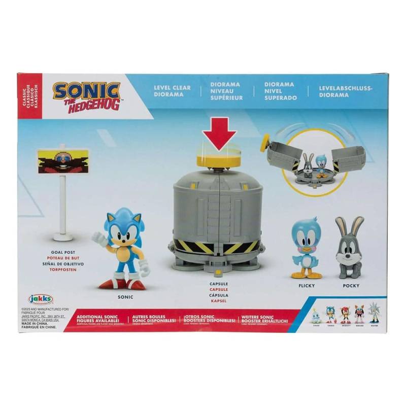 Sonic - The Hedgehog Diorama playset Level Clear 6 cm