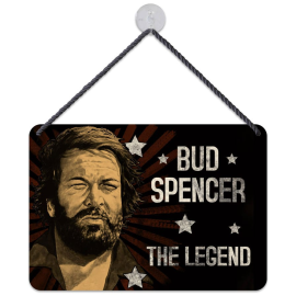 Bud Spencer metal sign The Legend 16.5 x 11.5 cm