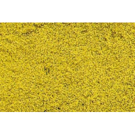 Geel bloementapijt 28x14 cm 