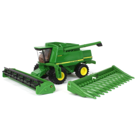 JOHN DEERE 9610 oogstmachine met maïskolvenplukker