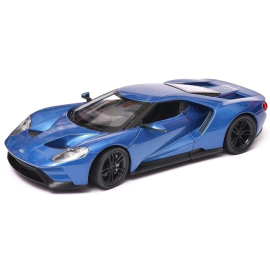 FORD GT 2017 blauw Miniatuur 