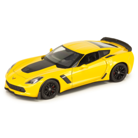 CHEVROLET Corvette Z06 2017 geel Miniatuur 