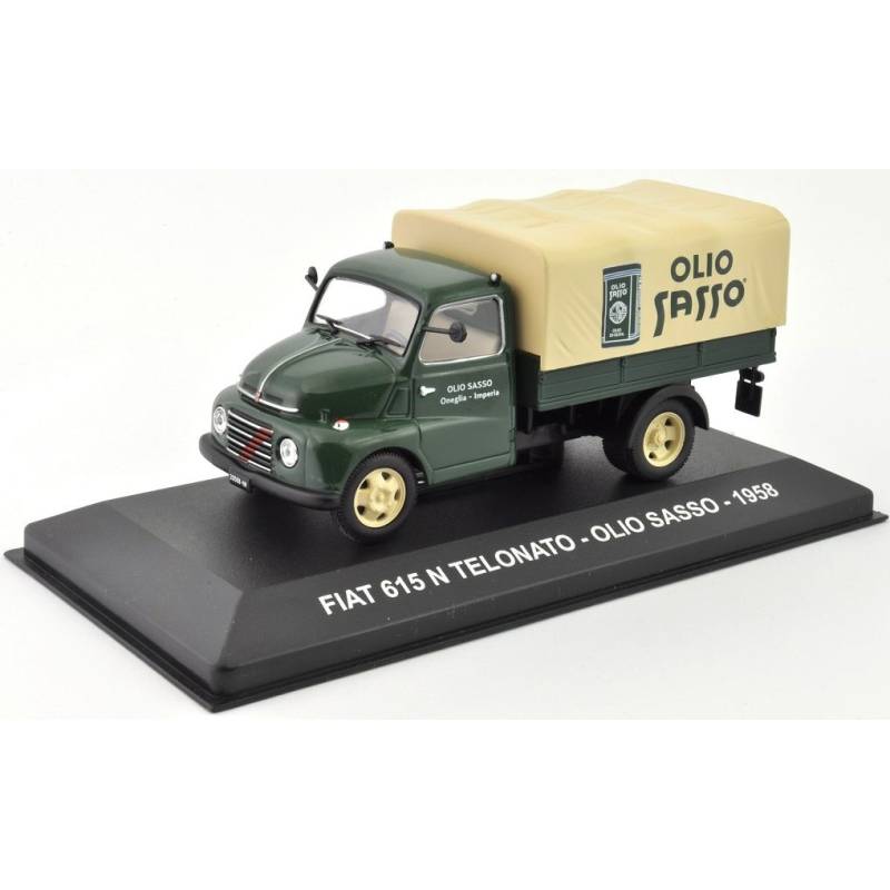 FIAT 615 N Telonato 1958 overdekte drager Italiaanse olijfolie OLIO SASSO