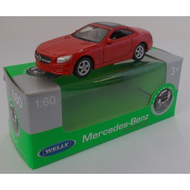 MERCEDES-Benz SL500 rood Miniatuur 