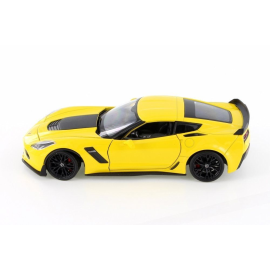 CHEVROLET Corvette Z06 2017 Geel Miniatuur 