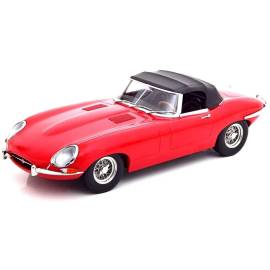 JAGUAR E Type Cabriolet gesloten rood