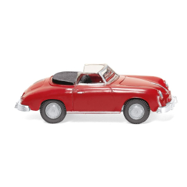 PORSCHE 356 Cabriolet rood