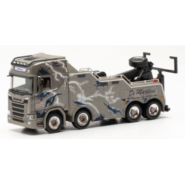 SCANIA CR 20 HD bergingswagen met 2-assige aanhanger De Martini