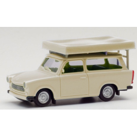 TRABANT 601S Universeel met daktent Parelwit