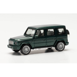 MERCEDES G-KLASSE met AMG-smaragdgroene metallic velgen