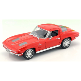 CHEVROLET Corvette 1963 rood Miniatuur 