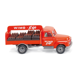 HANOMAG L28 diesel 4x2 dieplader met Wimo-sipbelading Miniatuurr 