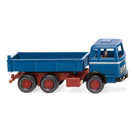 MERCEDES 6x4 kipper Blauw Miniatuurr 