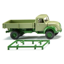 MAGIRUS 4x2 kipperdrager Groen Miniatuurr 