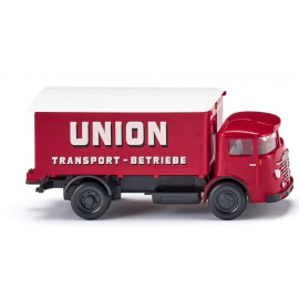 BÜSSING 4500 4x2 UNION TRANSPORT Vast Miniatuurr 