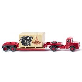 MAGIRUS DEUTZ 4x2 met laagdek 2 MAGIRUS-assen Miniatuurr 