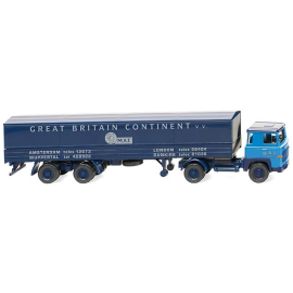 SCANIA 111 4x2 met 2-assige MAT-trailer Miniatuurr 