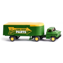 CHEVROLET 4X2 oplegger John Deere 1 assige aanhangwagen Miniatuurr 