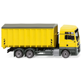 MAN TGX Euro 6 met 6x4 statiegeldcontainer Miniatuurr 