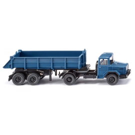 MAGIRUS DEUTZ achterdumper - blauw Miniatuurr 