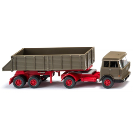 HANOMAG Henschel 4x2 met kipper 2 Assen Miniatuurr 