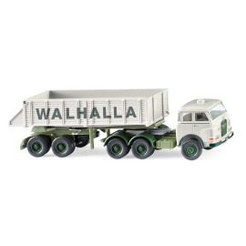 MAN Pausbacke 6x4 met kipper 2 Assen WALHALLA Miniatuurr 