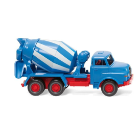 MAN 6x4 blauw-witte tol Miniatuurr 