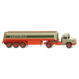 MAGIRUS 4x2 met tankwagen 3 Assen STADLER Miniatuurr 