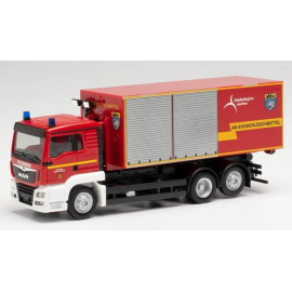 MAN TGS XL 6x2 Escheweiler brandweer Aix la Chapelle stedelijke regio Miniatuurr 