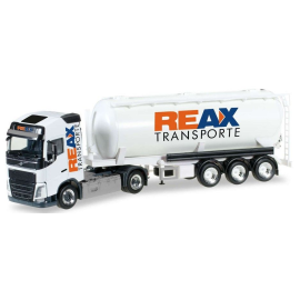 VOLVO FH Gl. 4X2 met silotrailer 3 Assen REAX Miniatuurr 