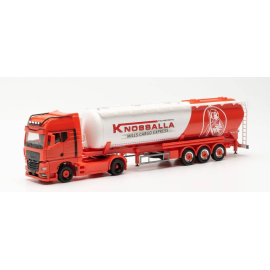 MAN TGX GX 4x2 individuele silo-oplegger KNOSSALLA Miniatuurr 