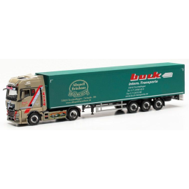 MAN TGX GX 4x2 met 3 Assige BUCK koeltrailer Miniatuurr 