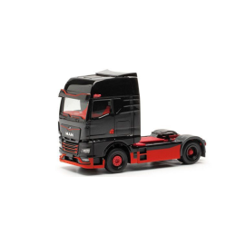 MAN eTGX GX solotruck 4x2 zwart Miniatuurr 