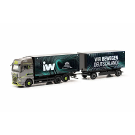 MAN TGX GX 6x2 met aanhanger 1+1 IW Miniatuurr 