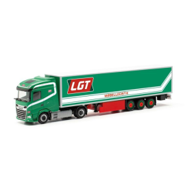 DAF XG 4x2 met 3-assige trailer LGT Logistics Miniatuurr 