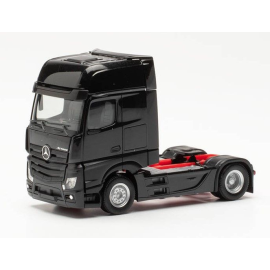 MERCEDES ACTROS GIGASPACE 4x2 glanzend zwart Miniatuurr 