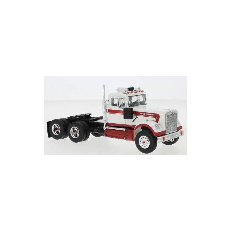 WITTE WESTERN STAR 4864 6x4 1970 Wit en rood Vrachtwagenminiatuur