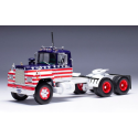 MACK R-Serie 6x4 1966 Rood en blauw Miniatuurr 