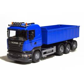 SCANIA R 730 8x4 blauw Miniatuurr 