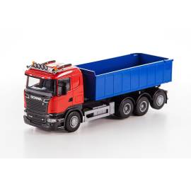 SCANIA R 730 8x4 rood Miniatuurr 