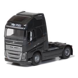 VOLVO FH16 750GL 4x2 Zwart Miniatuurr 