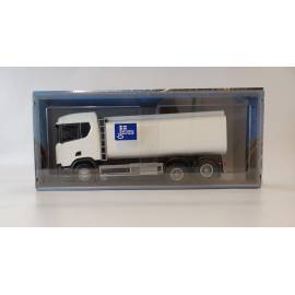 SCANIA CR 6x4 witte tank Miniatuurr 