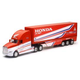 KENWORTH met 3 assige aanhanger - Team HONDA HRC Miniatuurr 