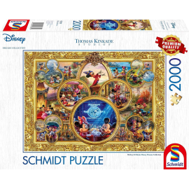 Puzzel van 2000 stukjes Thomas Kinkade - Mickey en Minnie 