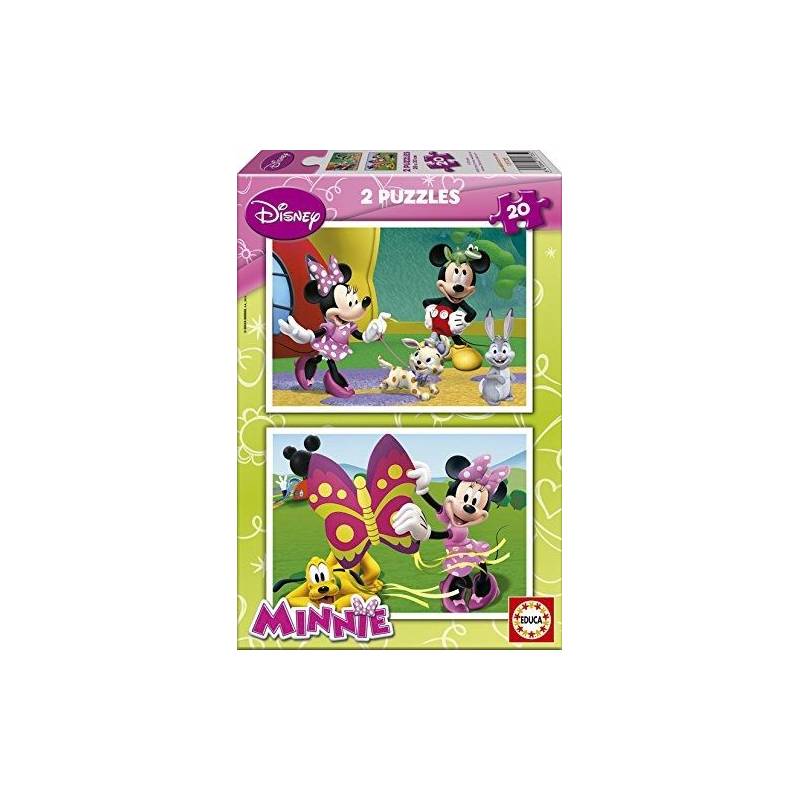 2 puzzels 20 stukjes DISNEY - Minnie 