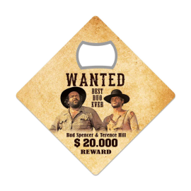 Bud Spencer & Terence Hill magnetic bottle opener Wanted