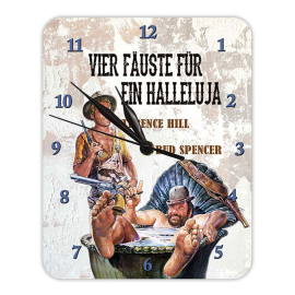 Bud Spencer & Terence Hill wall clock Life of Fäuste für ein Halleluja