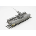 BORDER MODEL: 1/35; German 88mm Gun FlaK 36 with SSys Wagon with PE and metal barrel Militaire modelbouw